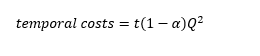 temporal costs